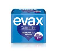 Evax Cottonlike Súper Plus con Wings 10 Units