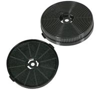 EVAYP / 2 filtri ai carboni attivi/compatibili con PKM CF155 Klarstein 10033473 Firegas CC130 cappe da cucina