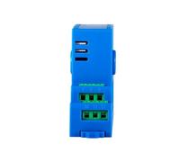 EVBELGBPZ Sensore di corrente di potenza con foro da 15 mm, CC 10 A, 20 A, 50 A, 100 A, CC 24 V, CA 0-150 A a 4-20 mA, 0-20 mA, 0-10 V, sensore di corrente relè (Input DC 0-100A, Output 4-20 mA)