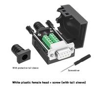 EVDHXG 1 pz RS232 DB9 Maschio Femmina Connettore Terminali Breakout a 9 Pin RS485 Com Spina Terminali D-Sub 21-24 AWG Filo Connettore Senza Saldatura(WFS)