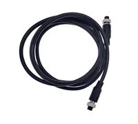 EVDHXG Connettori Cavo GX12 da Femmina a Femmina 2 Pin 3 Pin 4 Pin 5 Pin 6 Pin Spina Cavo prolunga Giunto di Testa 2 m Linea M12(3P)