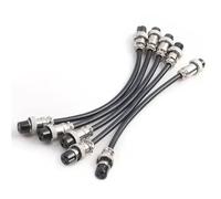 EVDHXG GX16 2/3/4/5/6/7/8/9Pin Spina Aviazione Presa Femmina a Connettore Femmina con 50 cm ~ 3 M Linea 250 V 4~7A Abutment Giunto Aviazione 1 pz(FemaleToFemale,300CM_4P)