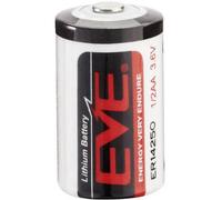 10 Batterie Pile EVE 14250 3,6V Li-SoCl2 1/2 AA Mezza Stilo 1200mAh STD Allarme