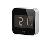 Eve Degree - Stazione meteo connessa per monitorare temperatura, umidità e pressione dell'aria, impermeabilità IPX3, display LCD, Bluetooth Low Energy, non richiede bridge, nero