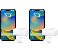 Eve Door & Window (Matter) - Sensore intelligente di contatto, sicurezza domestica, compatibile con Apple Home, Alexa, Google Home, SmartThings, richiede un Thread Border Router (Confezione da 2)