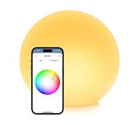 Eve Flare - Lampada LED portatile intelligente con tecnologia Apple Home, resistenza all'acqua IP65 e ricarica wireless, Bluetooth & Thread