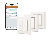 Eve Shutter Switch (Matter) set di 3 - Regolatore intelligente per tapparelle, per l'app Casa di Apple/Alexa/Google Home/SmartThings/Home Assistant; richiede un Thread Border Router e un conduttore