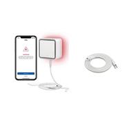 Eve Water Guard - Rilevatore Intelligente di Perdite d'Acqua + Prolunga per Cavo di Rilevamento, Cavo di 4 m