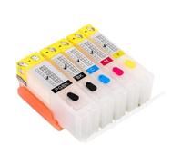 eveJCHvey Cartuccia d'inchiostro ricaricabile da 5 pezzi PGI450 CLI451 compatibile con lo stato vuoto della stampante IP7240 MG5440