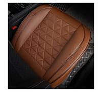 EVEKHAHHRB Coprisedile Anteriore Auto in Pelle PU Cuscino per Auto Protezione Universale per Sedia Tappetino Accessori Coprisedili Auto(Brown 1pc)