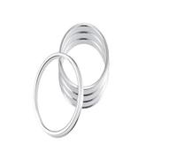 EVEKHAHHRB Distanziali Ruota 4 Pezzi di Anelli Centraggio Universali per Mozzi Auto Diametro Esterno 74.1 Mm E Diametro Interno 65.1 Mm Distanziali per Cerchi(74.1-65.1cm)