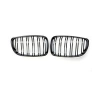 EVEKHAHHRB Griglia Paraurti Anteriore 1 Coppia per E81 E87 E82 E88 128i 130i 135i 2008-2013 Auto Paraurti Anteriore Rene Griglia Nero Lucido Doppia Linea Racing Grill Griglie Anteriori