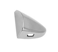 EVEKHAHHRB Maniglia Esterna Portiera 1 Pezzo Per IS250 IS350 IS F 2006-2013 Maniglia Esterna Anteriore Sinistra Coprichiave Bianco Nero Argento Rosso Placcatura 69218-53021(Black)