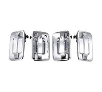 EVEKHAHHRB Maniglia Esterna Portiera 4 Pezzi Per F 150 2004-2014 Mark L Maniglia Esterna Anteriore E Posteriore Per Auto 9L3Z-1522405-BA 9L3Z-1626604-AA-ABQF