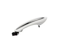 EVEKHAHHRB Maniglia Esterna Portiera Per F02 F10 F06 F07 Serie 5 6 7 Nero Bianco Marrone 2011-2017 Maniglia Esterna Per Porta Di Accesso Comfort Auto Sostituzione Keyless Go(White Rear Left)