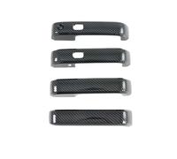 EVEKHAHHRB Maniglia Esterna Portiera Per F150 F 150 2015 2016 2017 2018 2019 2020 Coprimaniglia Portiera Auto In Fibra Di Carbonio Nera Adesivi Per Finiture Coprimaniglia(With key hole Fiber)