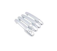 EVEKHAHHRB Maniglia Esterna Portiera Per Yaris Per Vitz XP90 2006~2011 Set di maniglie cromate copri-rivestimenti accessori per auto adesivi per stile 2007 2008 2009 2010(1 Keyhole 1 Smart)