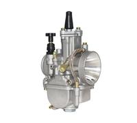 EVEKHAHHRB Parti Carburatore Carburatore Universale PWK per Moto 2T 4T 21 24 26 28 30 32 34 Mm con Getto di Potenza per Motore da Corsa Carburatore Moto(26mm)