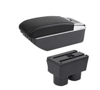EVEKHAHHRB per Avanza per Rush Box Bracciolo Auto Scatola Portaoggetti Interni Accessori Retrofit Dedicati Bracciolo Centrale(C Black Line 7USB)
