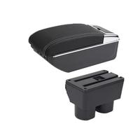 EVEKHAHHRB per Avanza per Rush Box Bracciolo Auto Scatola Portaoggetti Interni Accessori Retrofit Dedicati Bracciolo Centrale(C White Line 7USB)