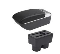 EVEKHAHHRB per Avanza per Rush Box Bracciolo Auto Scatola Portaoggetti Interni Accessori Retrofit Dedicati Bracciolo Centrale(B Black Line No USB)