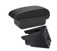 EVEKHAHHRB per Aygo per BJ Scatola Portaoggetti Universale per Bracciolo Interno Auto Accessori di Ricambio Bracciolo Centrale(B3 Black White 3USB)