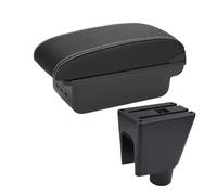 EVEKHAHHRB per Spark 3 III per Aveo T200 Bracciolo Interno Auto Scatola Portaoggetti Accessori di Ricambio Bracciolo Centrale(B3 Black White 3USB)