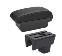 EVEKHAHHRB per Suzuki per Swift Bracciolo Box 2005-2023 2022 Accessori per Braccioli per Auto Scatola Portaoggetti Dettagli Interni Parti di Retrofit Bracciolo Centrale(C Black White NOUSB)