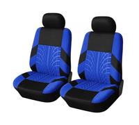 EVEKHAHHRB Set Coprisedili per Passat B8 Set Completo Coprisedile Universale per Auto Set Blu Tracce di Pneumatici Dettagli Styling(Blue-2PCS)