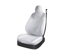 EVEKHAHHRB Set Coprisedili per Tesla per Model 3 per Y Coprisedile per Auto Coprisedile Anteriore Fibra Poliestere Spessa 4 Mm Accessori Primaverili Ed Estivi(White 1pcs)