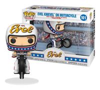 Evel Knievel Evel Knievel con motocicletta Pop Cavalca la figura in vinile da c