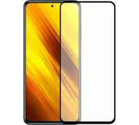 Evelatus Full Cover 2.5D Glass per Xiaomi Poco X3 Antistatico / Colla Giappone Nero - Nouvo