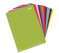 evelay Agenda 2024, formato A4, vista settimanale, con copertina rigida, per scuola, casa, ufficio, uso personale (A4, lime)