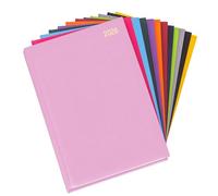 evelay Agenda 2026, formato A4, vista settimanale, con copertina rigida, per scuola, casa, ufficio, uso personale (A4, rosa)