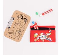 evelay Set regalo con custodia per bingo Dabber, include 3 dabber per bingo, 1 tavola da bingo e custodia | 20 ml di pennarelli anti-goccia | 6 sacchetti colorati con cerniera con numero fortunato per