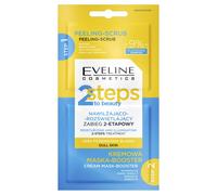 Eveline Cosmetics - 2 Step To Beauty Maschera-Scrub idratante Maschere punti neri 8 ml unisex