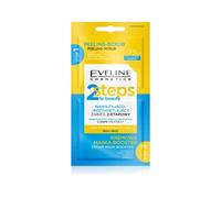Eveline Cosmetics - 2 Step To Beauty Maschera-Scrub idratante Maschere punti neri 8 ml unisex