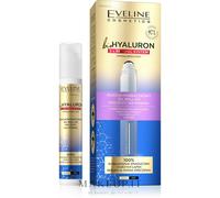 EVELINE COSMETICS Biohyaluron 3x Retinol System Anti Wrinkle Roll On Gel for Lids Under Eye Area Reduces Crows Feet Vegan Formula 97% Natural Composition Night 15ml