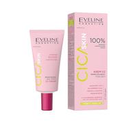 Eveline Cosmetics Cica Skin CC, crema idratante e tonificante, formula vegana, riduce il rossore, leviga e rigenera, 50 ml