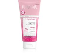 Eveline Cosmetics Face Therapy Professional Clean Shot - Emulsione Detergente Idratante Viso per Pelle Secca e Sensibile con Complesso di Ceramidi 5%