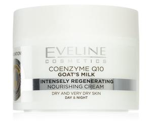 Eveline Cosmetics Coenzym Q10 & Goat's Milk crema idratante viso con latte di capra 50 ml