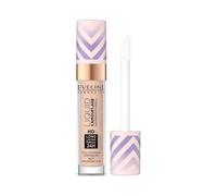 Eveline Cosmetics Correttore impermeabile mimetico liquido: formula nutriente con acido ialuronico e burro di karitè, disponibile in 5 tonalità
