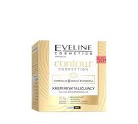 Eveline Cosmetics Crema Anti-Età Correzione Contorno 50+ con Tecnologia NeoContour, Peptidi, Vitamina C & Acido Ialuronico - Crema Giorno & Notte per Pelle Matura