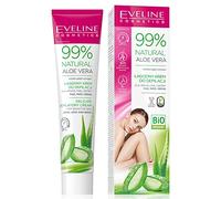 Eveline 99% Natural Aloe Vera Crema Depilatoria per Mani, Gambe e Bikini 125 ml