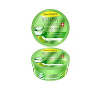 Eveline Cosmetics Crema Idratante Lenitiva Extra Soft Aloe Vera per Viso e Corpo con Estratti di Oliva, Proteine della Seta e Pantenolo - 175ml