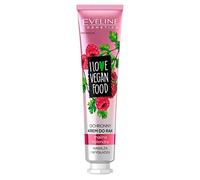 Eveline Cosmetics Crema Mani I Love Vegan Food Lampone e Coriandolo - Formula Biolipidica Protettiva e Levigante 50ml