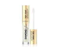Eveline Cosmetics Diamond Glow Lucidalabbra Brillante con Acido Ialuronico 12 Top Coat 4,5 ml - Lucidalabbra