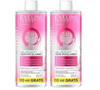 Eveline Cosmetics Facemed+ Hyaluron Mizella Water 3in1, 500 ml (Confezione da 2)