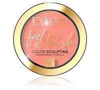 Eveline Cosmetics Feel The Blush Fard Satinato - Tonalità 02 per un Aspetto Radioso e Giovane, Formula a Lunga Durata e Anti-Ossidazione