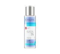 Eveline Cosmetics Glycol Therapy 5% AHA Tonico Esfoliante - Rivitalizzazione Avanzata della Pelle con Acidi Glicolico e Lattico, Formula Vegana, 110ml